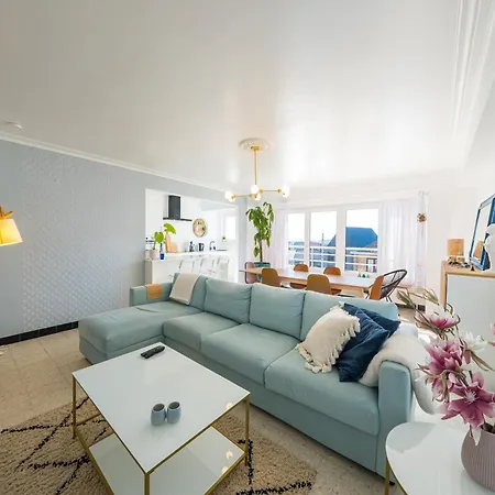 Apartment Flat In Belgium Near Seafront Views, Cleaning Included